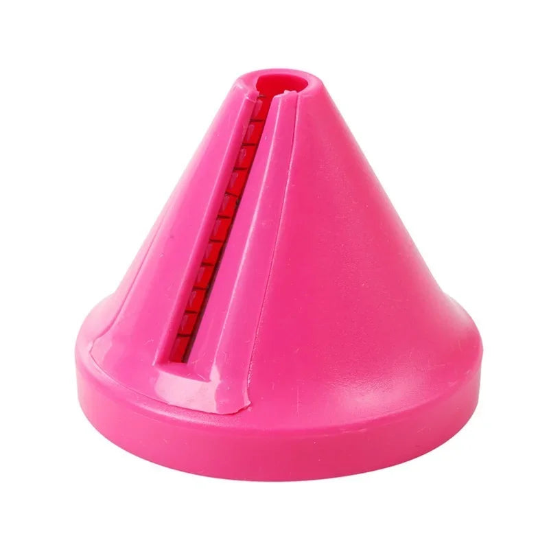 Multi-Function Vegetable Spiral Shredder – Manual Rotating Peeler & Grater for Kitchen Use