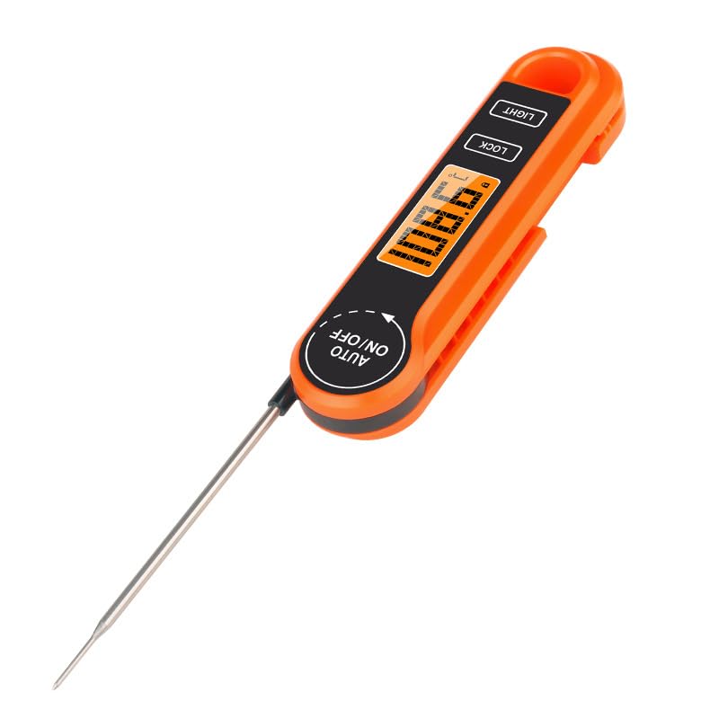 Instant Read Digital Meat Thermometer - Perfect for Home Chefs, BBQ Enthusiasts, and Baking - Calibrated, Fast, and Waterproof