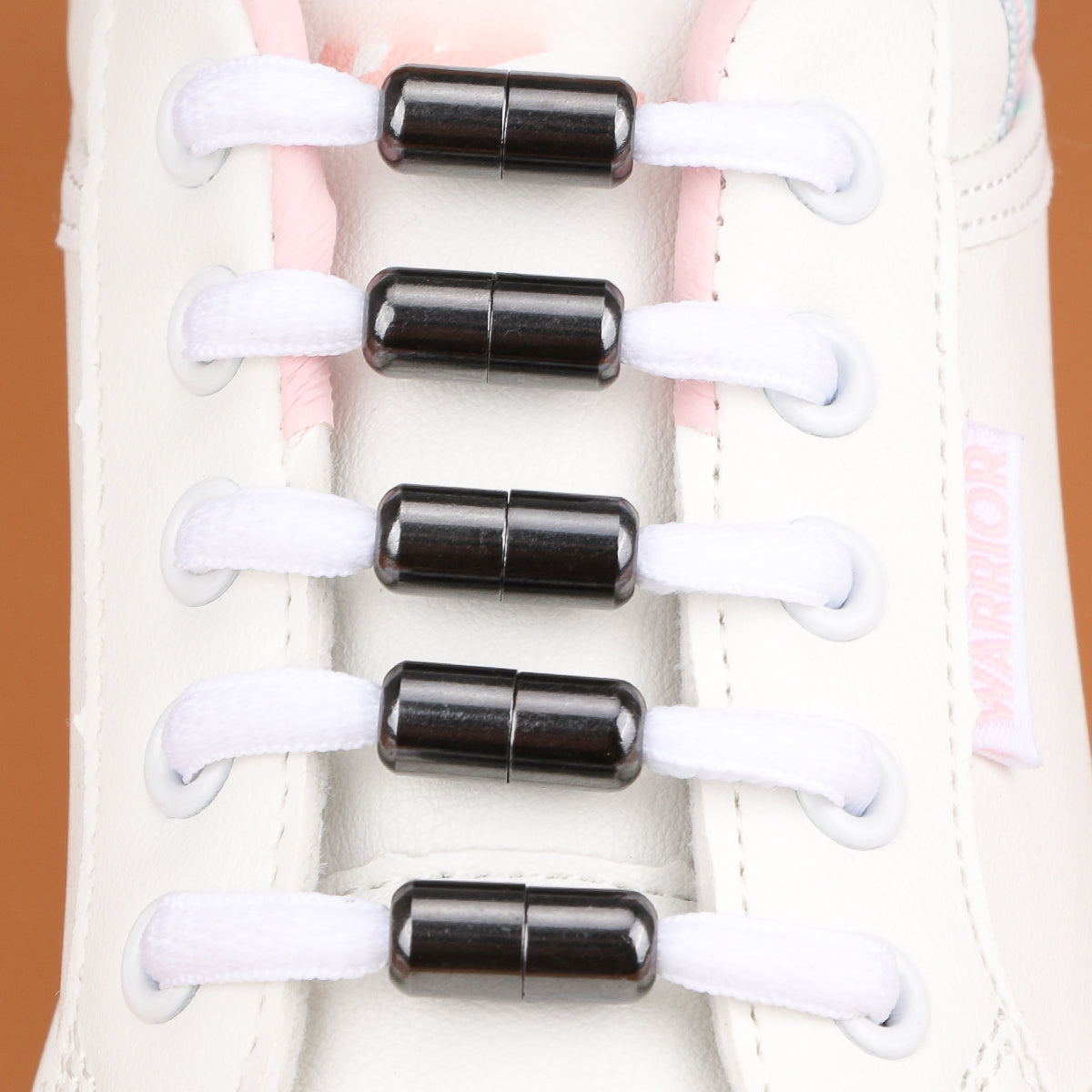 5 Pairs Metal No-Tie Shoelace Locks – Aluminum Capsule Buckles for Kids & Adults