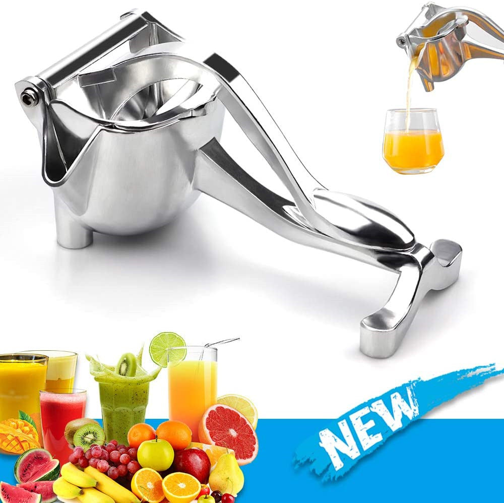 Aluminum Manual Juice Squeezer – Hand Press Juicer for Pomegranate, Orange, Lemon & More