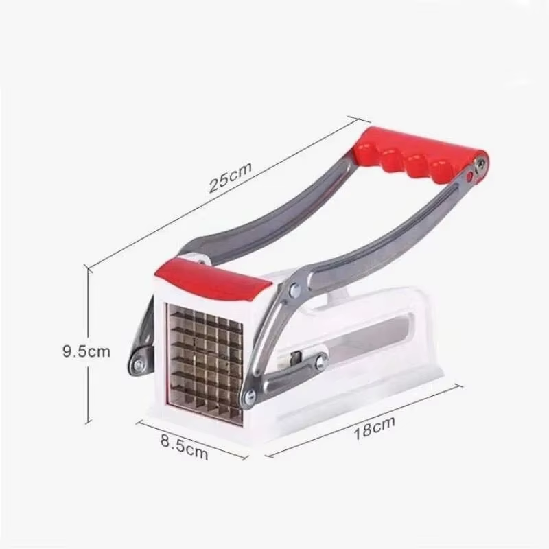 Stainless Steel Manual Potato Cutter – Multi-Function Vegetable & Fruit Slicer Tool