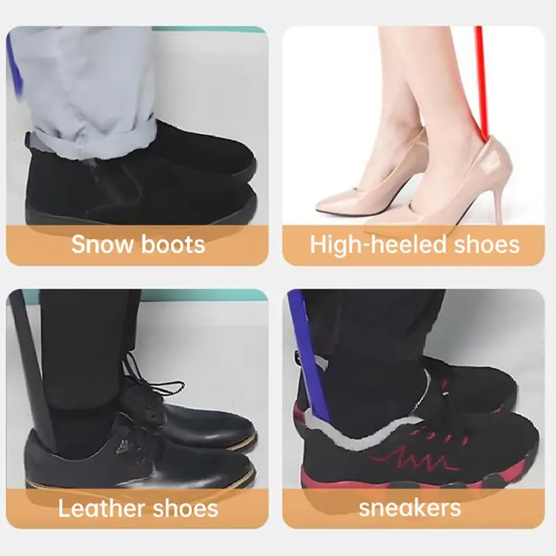 Extra Long Flexible Shoe Horn – No-Bend Durable Shoe Helper for Seniors & Pregnant Women