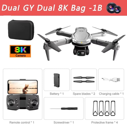 V88 Drone 8k 5g Professional Hd Aerial Photography 15000m Dual Camera Remote Control Aircraft Precise Control Quadcopter Toy