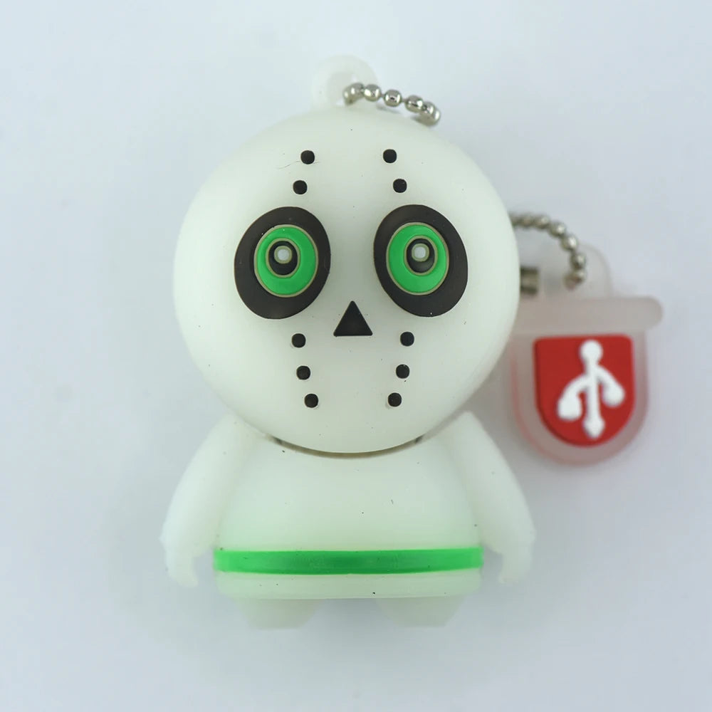 cartoon ghost usb flash drive 4GB 8GB U disk 16GB 32GB pen drive 64GB 128GB memory USB stick cute skull pendrive halloween