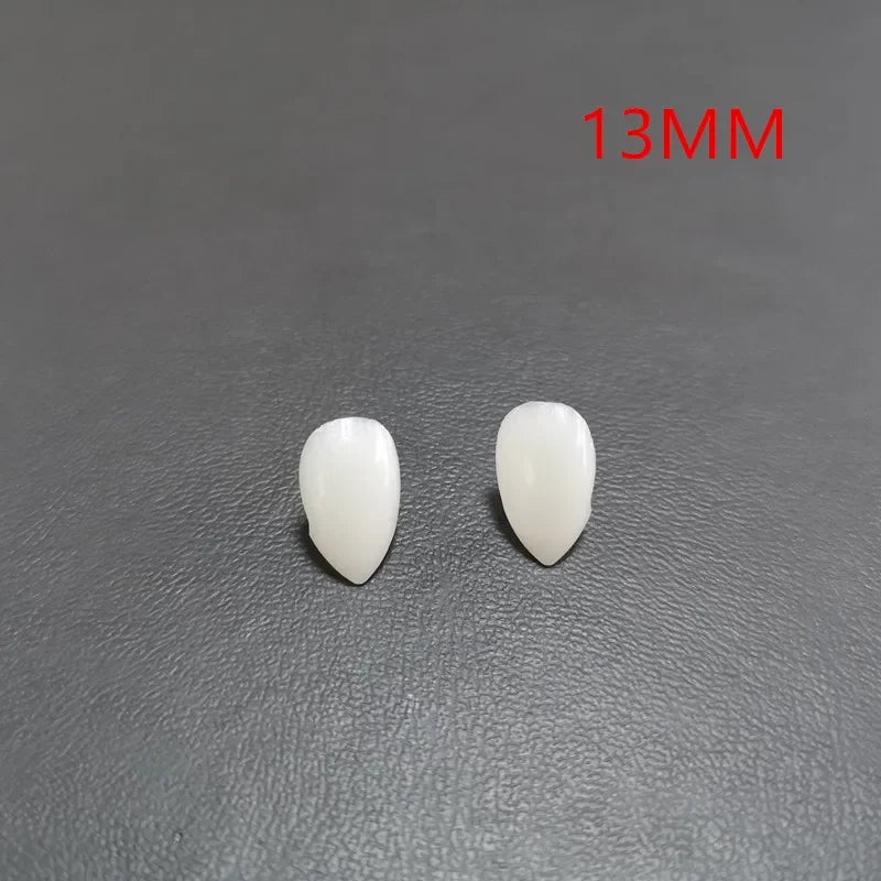 Suit Resin Vampire Teeth Fangs Halloween Props Diy Teeth Plus Glue Teeth Props Cosplay Environmentally Friendly Vampire Party