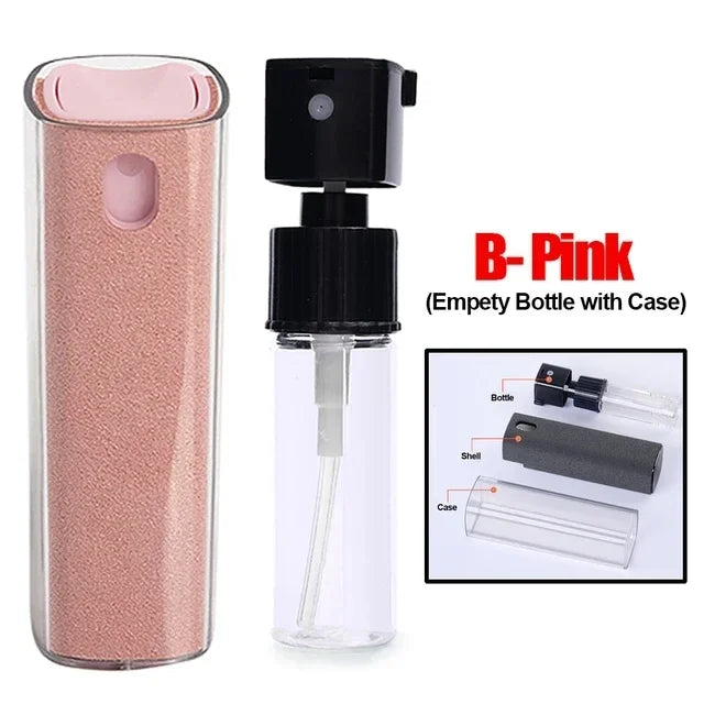 Mini Screen Cleaner Spray Smartphones Soft Microfiber Polishing Cloth Phone PC Cleaner Set Cleaning Brush for Apple iPad iPhone