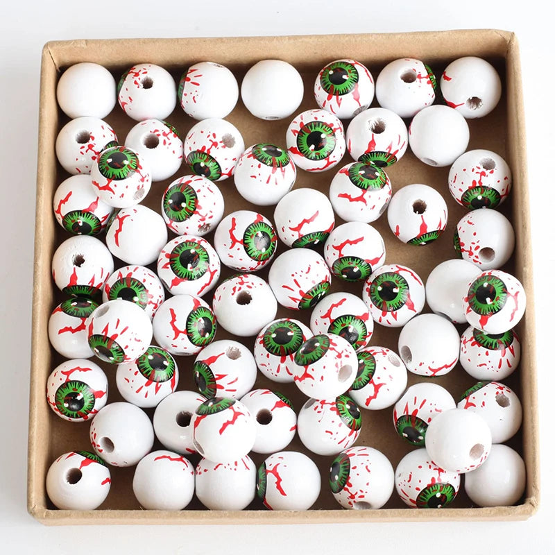 20Pcs Halloween Bizarre Eyeball Decoration Props Halloween Fake Eyeballs Prank Party Decoration Supplies