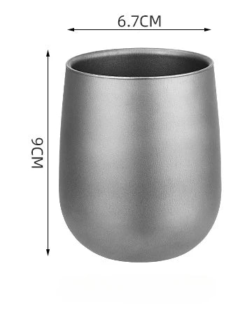 Camping Cup for Coffee Wine Tumbler Tourist Mug Cups for Drinks Bubble Tea Tumbler Cups of Drinking Titanium Drinkware Titanium