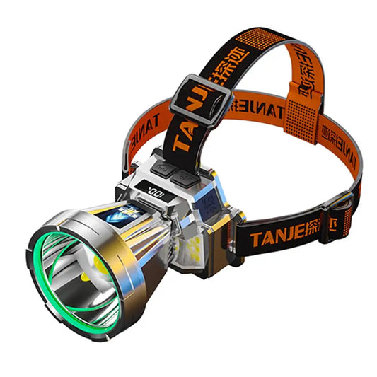 Super Bright LED Headlamp Fishing Headlight Portable Flashlight Rechageable Motion Sensor Headlight Camping Outdoor Head Lamp