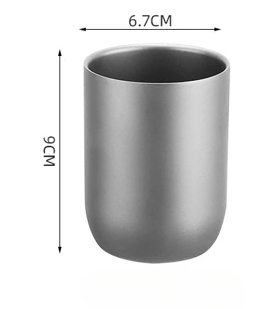 Camping Cup for Coffee Wine Tumbler Tourist Mug Cups for Drinks Bubble Tea Tumbler Cups of Drinking Titanium Drinkware Titanium