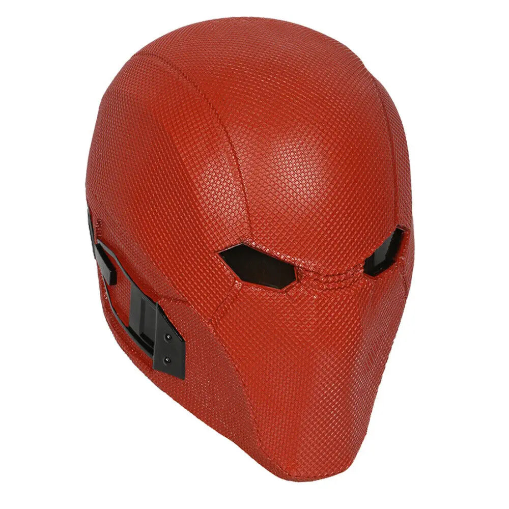 Red Hood Mask Movie Anime Full Head Latex/Resin Helmet with Mesh Eye Game Cosplay Halloween Costume Props