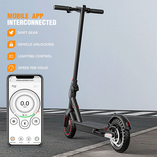 350W Foldable Electric Scooter for Adults & Teens | Explosion-Proof Tires, Dual Brake System | Lightweight & High-Quality E-Scooter