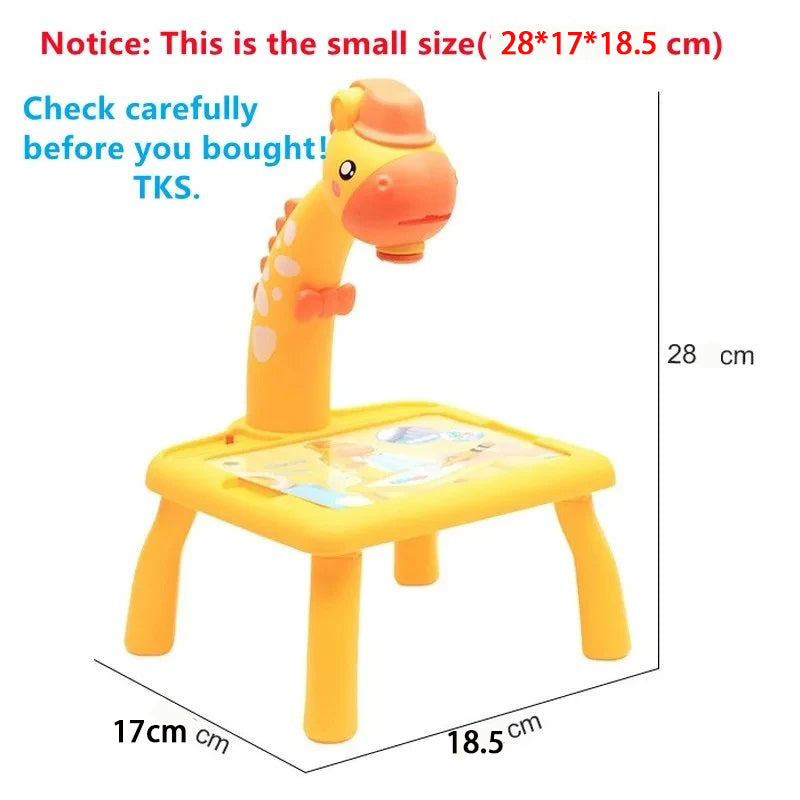 Children's LED Projector Drawing Table – Educational Painting Set & Learning Toy