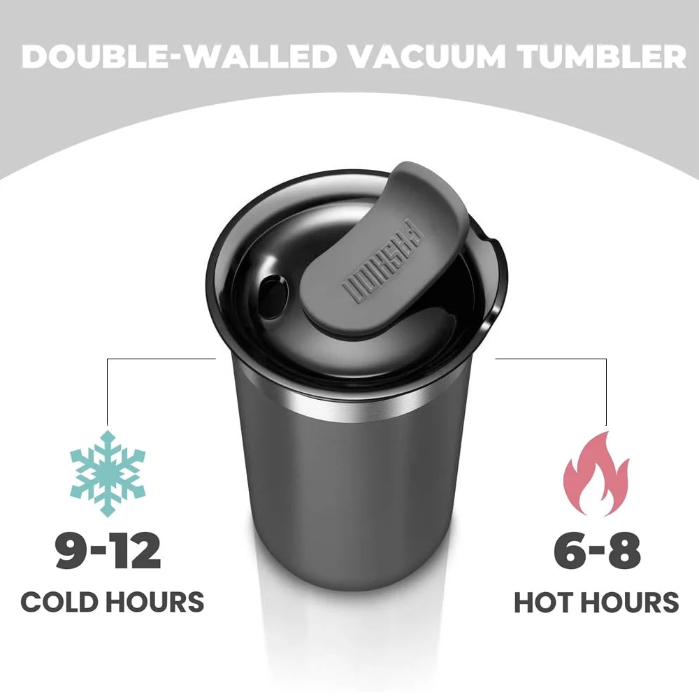 Thermal Mug Thermo for Coffee Water Bottle Stainless Steel Cup Thermal Insulated Vacuum Flask Tumbler Leakproof Travel Drinkware