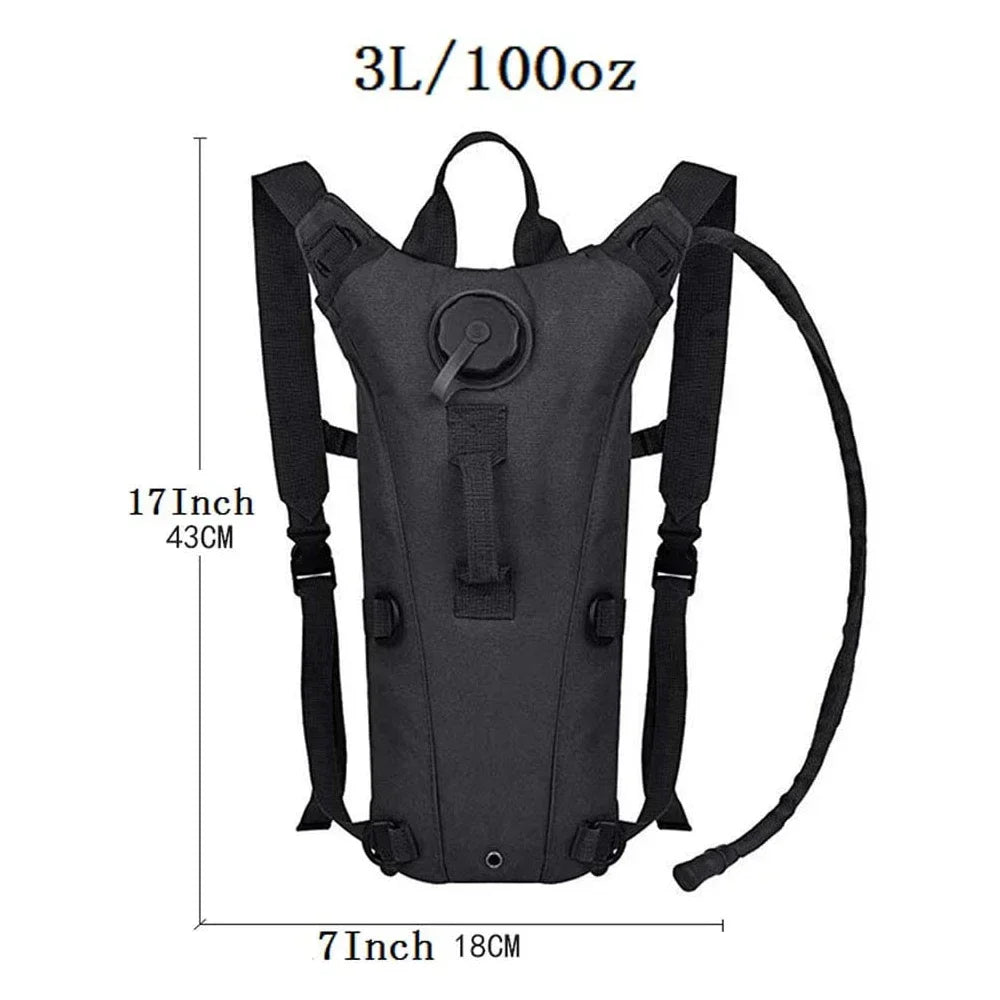 3L Hydration Water Bladder Outdoor Sport Cycling Water Bag Backpack Tactical Camouflage Mountaineering Bag