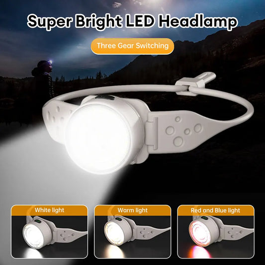 Super Bright XPG COB LED Headlamp 5 Lighting Modes Flashlight Rechargeable Headlight For fishing Camping Hiking Emergency Lamp