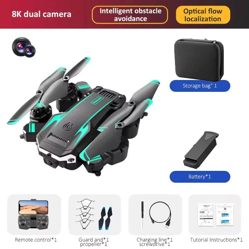 Xiaomi G6 Pro Drone 8K Profesional HD Camera Aerial Photography GPS Omnidirectional Obstacle Avoidance Foldable Quadrotor Gifts