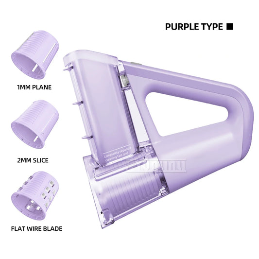 Electric Hand-held Food Processor Household Roller Vegetable Slicer Multifunctional Kitchen Tool