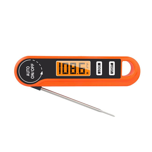 Instant Read Digital Meat Thermometer - Perfect for Home Chefs, BBQ Enthusiasts, and Baking - Calibrated, Fast, and Waterproof