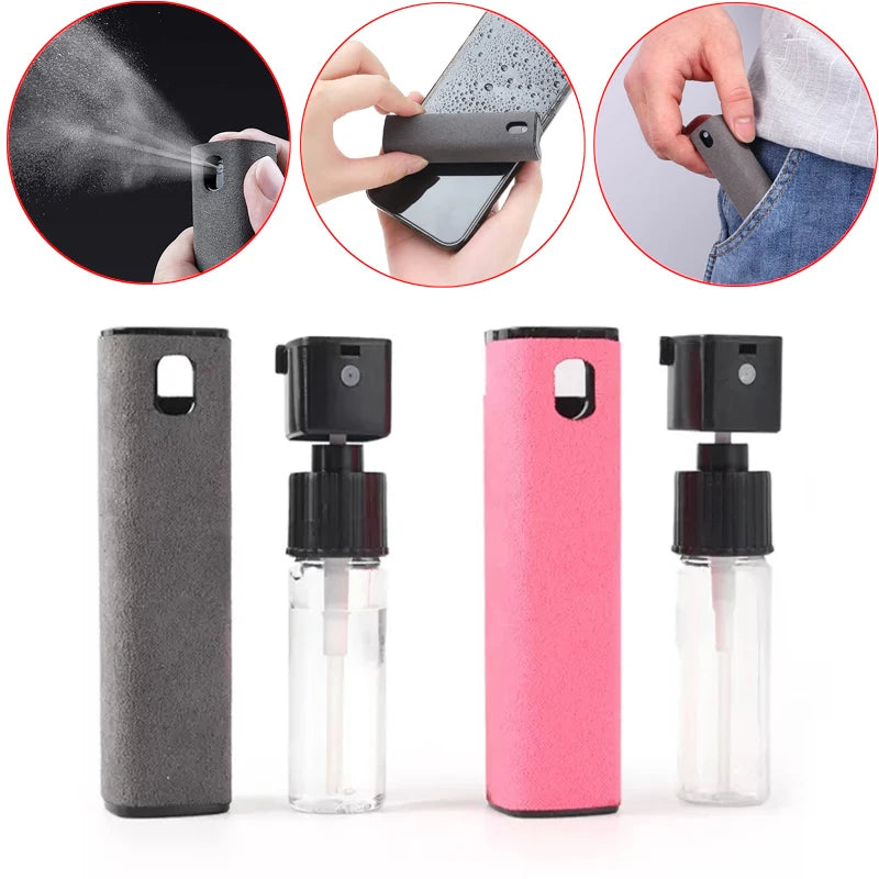 Phone Screen Cleaning Spray Bottle Wipe Kit for Apple IPhone IPad Macbook Cellphone Tablet LCD Screen Cleaner Sanitizing Tool