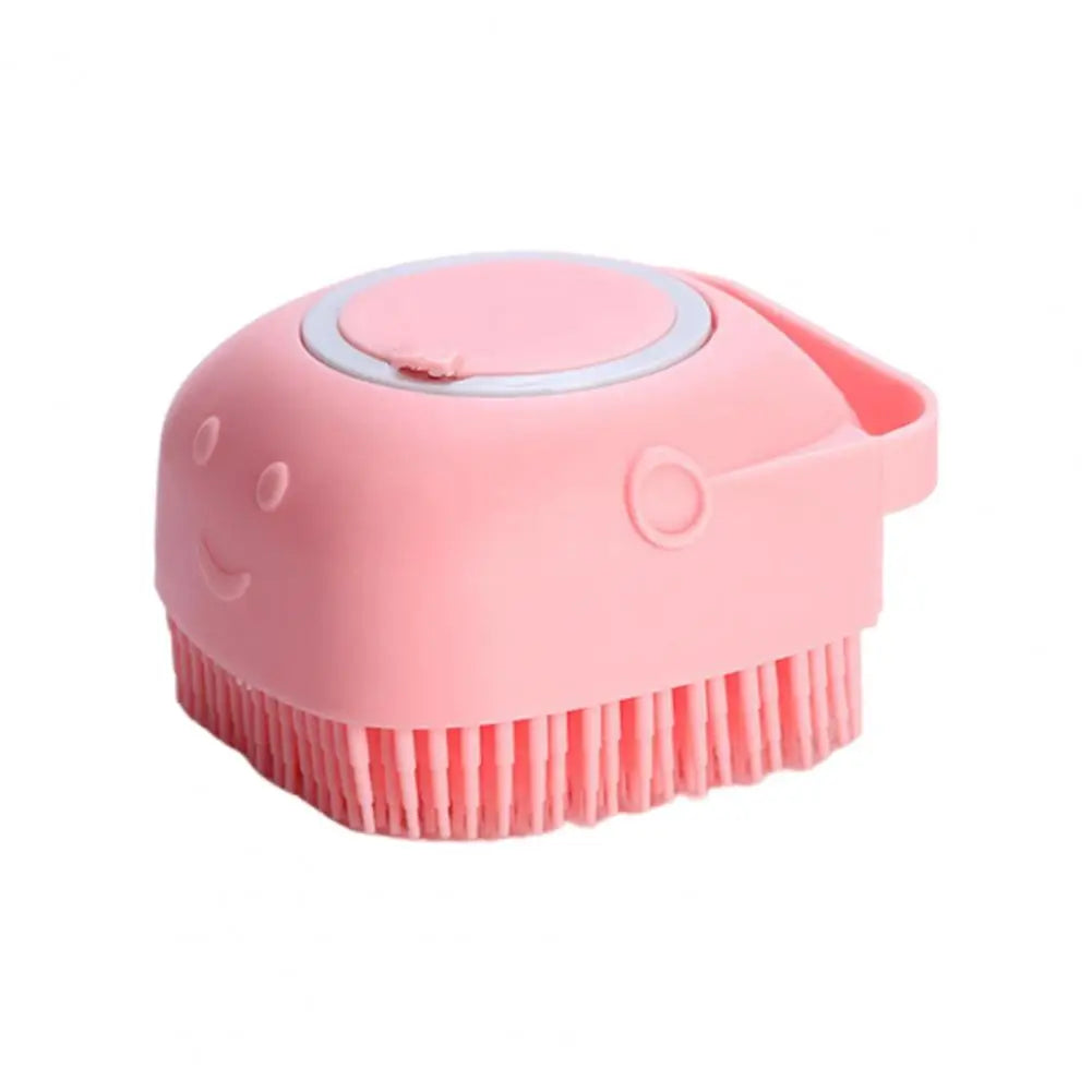 Bathroom Dog Bath Brush Pet Bath and Shampoo Brush Grooming Comb Silicone Dog Hair Grooming Cleaning Comb dog accessories