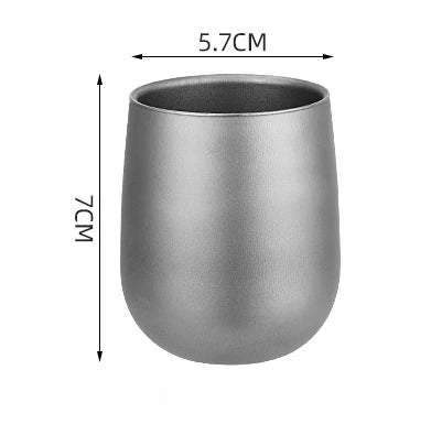 Camping Cup for Coffee Wine Tumbler Tourist Mug Cups for Drinks Bubble Tea Tumbler Cups of Drinking Titanium Drinkware Titanium