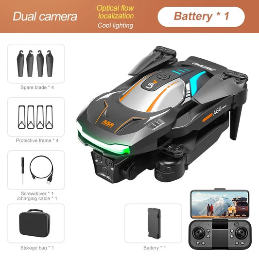 Xiaomi A88pro Drone 8K Professional HD Dual Camera 10000M 5G Obstacle Avoidance Optical Flow Positioning Upgraded RC ﻿Brushless