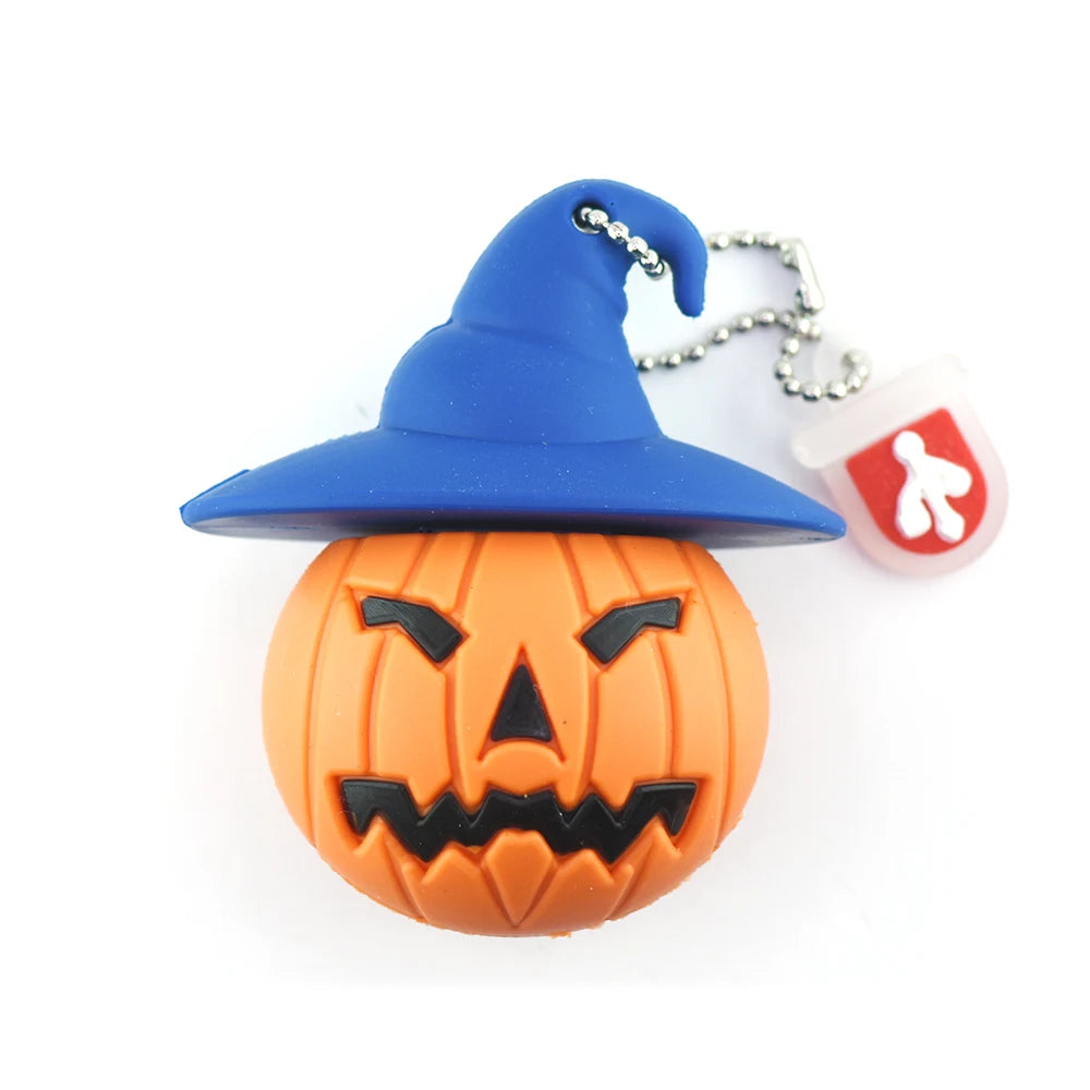 cartoon ghost usb flash drive 4GB 8GB U disk 16GB 32GB pen drive 64GB 128GB memory USB stick cute skull pendrive halloween