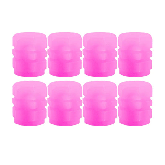 20Pc Luminous Valve Caps Fluorescent Night Glowing Decor Car Motorcycle Bicycle Wheel Hub Valve Stem Cap Styling Car Accessories