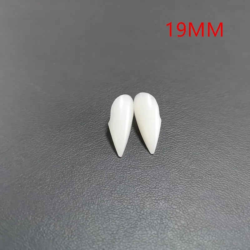 Suit Resin Vampire Teeth Fangs Halloween Props Diy Teeth Plus Glue Teeth Props Cosplay Environmentally Friendly Vampire Party