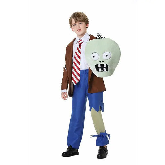 Children's Performance Costumes Halloween Parent-child Costumes Plant Vs Zombies Zombies Role-playing Costumes Full Costumes