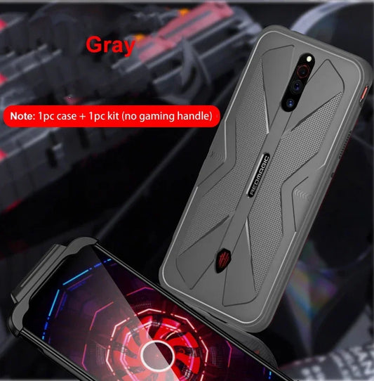 for Nubia Red Magic 5G 5S Phone 6.65 inch Case Accessories Soft Anti-knock Silicon Breathable Gaming Cover Case Protective Funda