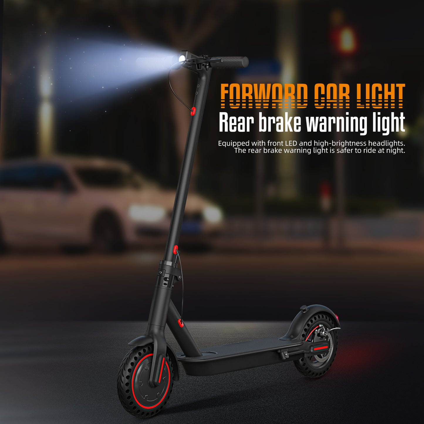 350W Foldable Electric Scooter for Adults & Teens | Explosion-Proof Tires, Dual Brake System | Lightweight & High-Quality E-Scooter