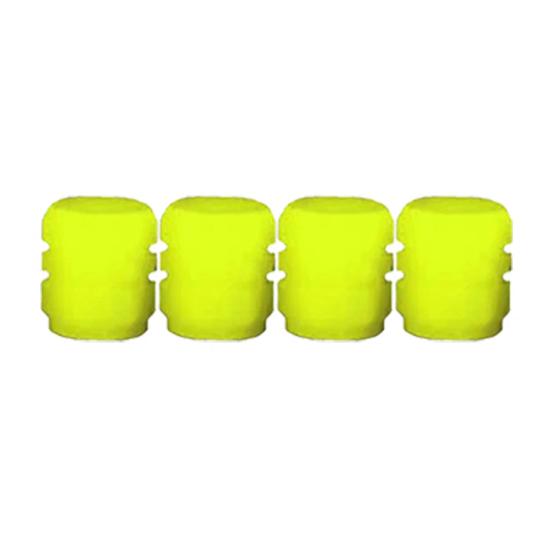 20Pc Luminous Valve Caps Fluorescent Night Glowing Decor Car Motorcycle Bicycle Wheel Hub Valve Stem Cap Styling Car Accessories