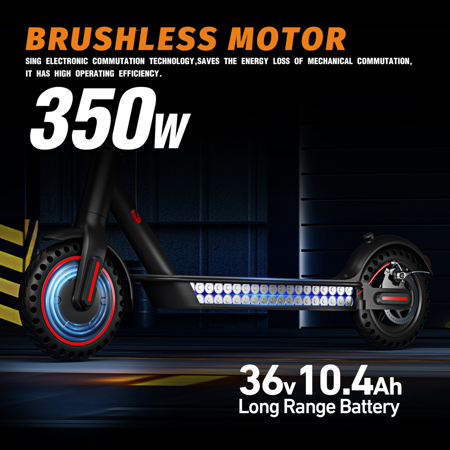 350W Foldable Electric Scooter for Adults & Teens | Explosion-Proof Tires, Dual Brake System | Lightweight & High-Quality E-Scooter