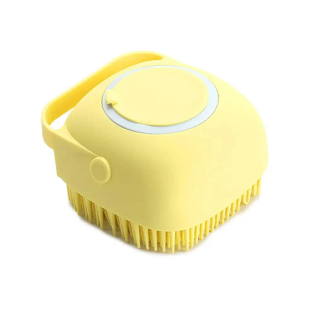 Bathroom Dog Bath Brush Pet Bath and Shampoo Brush Grooming Comb Silicone Dog Hair Grooming Cleaning Comb dog accessories