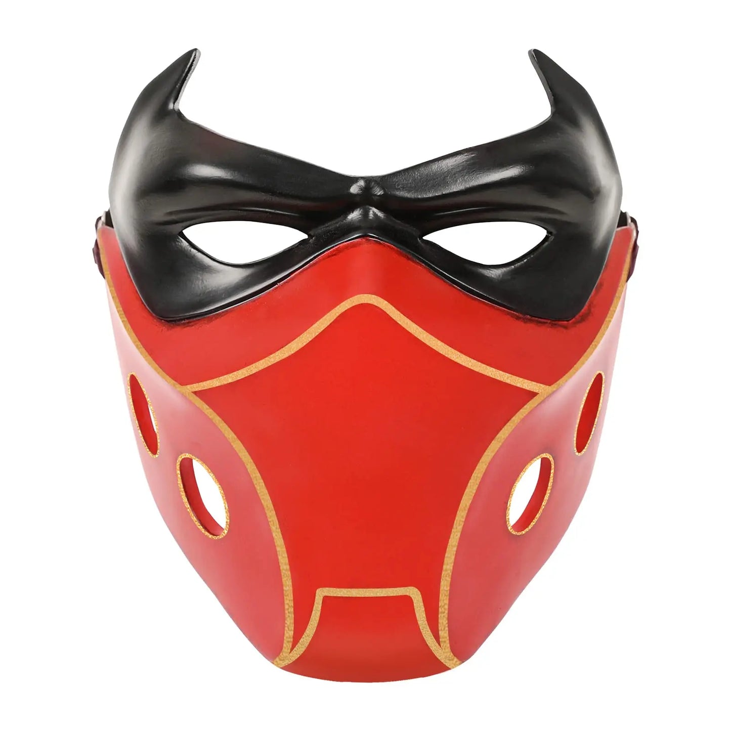 Red Hood Mask Movie Anime Full Head Latex/Resin Helmet with Mesh Eye Game Cosplay Halloween Costume Props