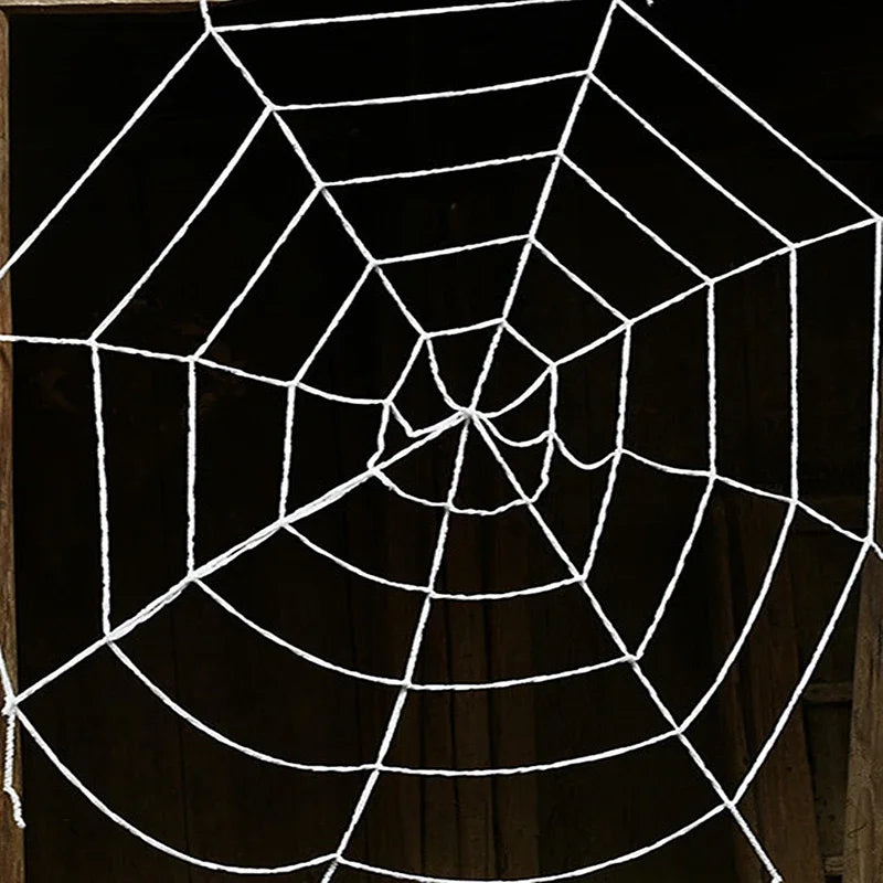 Giant Spider Huge Spider Web Halloween Decoration Props Haunted Indoor Outdoor Spooky Plush Large Araneid Prank Trick Supplies