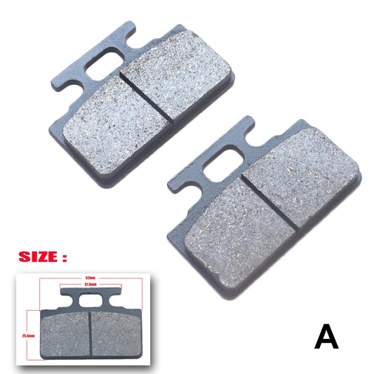 Motorcycle Brake Pads 50cc - 250cc ATV Quad Go Kart Most Chinese Dirt Pit Bike Scooter Hydraulic Front Rear Brake Pads