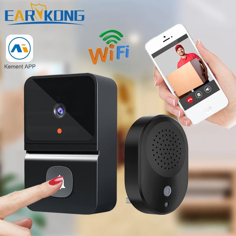 Intelligent Wireless Doorbell Home Welcome Doorbell Waterproof 300m Remote Smart Door Bell Chime EU UK US Plug Optional