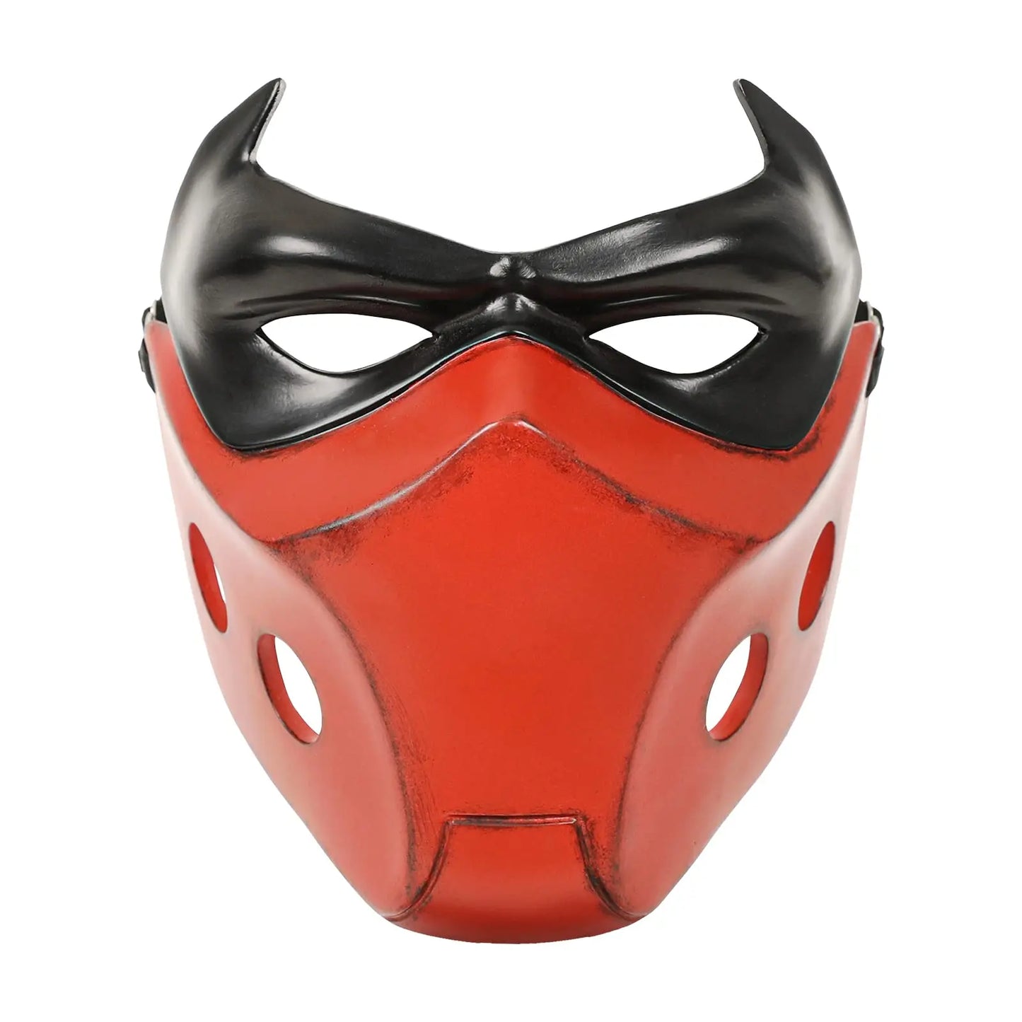 Red Hood Mask Movie Anime Full Head Latex/Resin Helmet with Mesh Eye Game Cosplay Halloween Costume Props