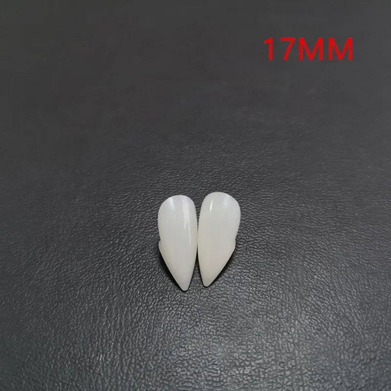 Suit Resin Vampire Teeth Fangs Halloween Props Diy Teeth Plus Glue Teeth Props Cosplay Environmentally Friendly Vampire Party