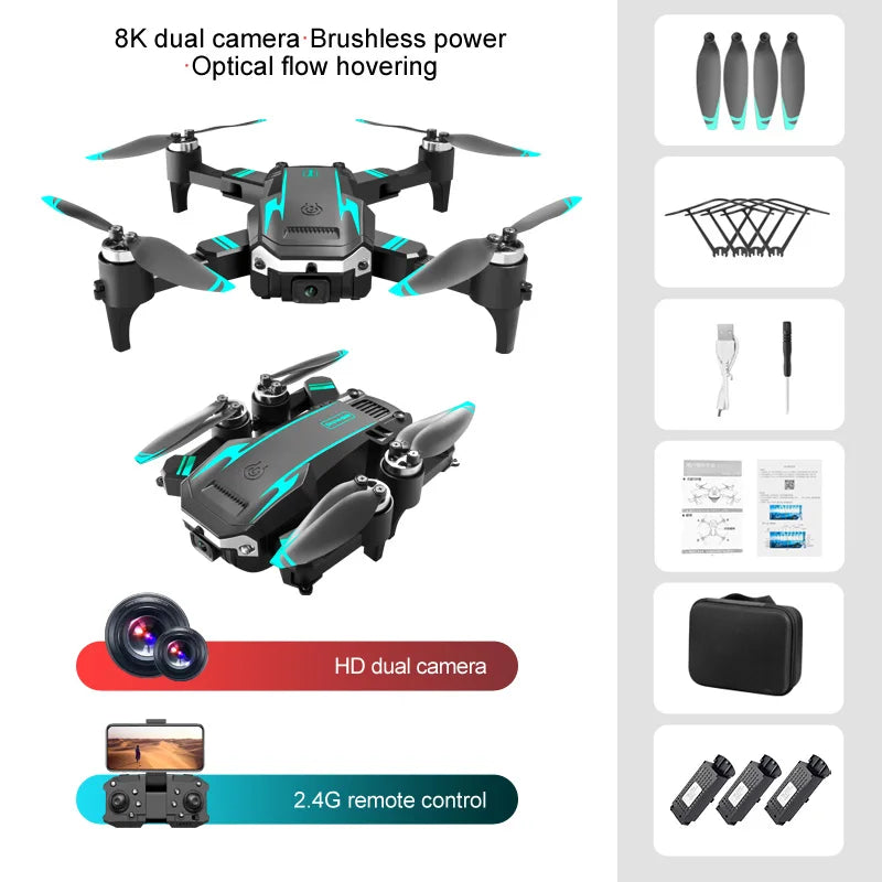 Xiaomi G6 Pro Drone 8K Profesional HD Camera Aerial Photography GPS Omnidirectional Obstacle Avoidance Foldable Quadrotor Gifts