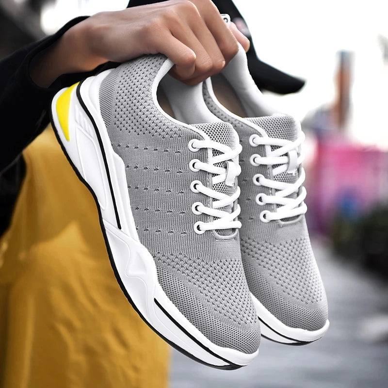 Fashion Elevator Shoes Men Sneakers Height Increasing Shoes Leisure Sports Casual Taller Shoes Man Increase Shoes Insole 8cm