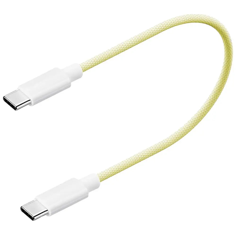 USB C to Type C Mobile Phone Data Cable Fast Charging PD 60W Braided Charger Cable For phone Samsung