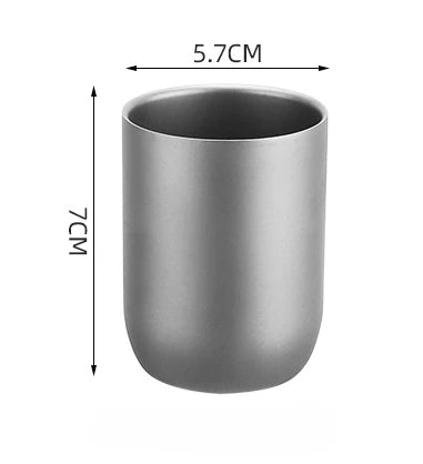 Camping Cup for Coffee Wine Tumbler Tourist Mug Cups for Drinks Bubble Tea Tumbler Cups of Drinking Titanium Drinkware Titanium