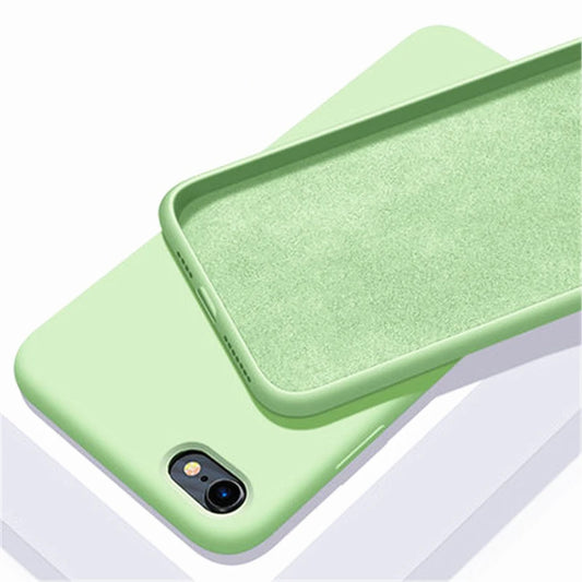 For iPhone SE 2020 2022 Case for iPhone 14 13 12 Pro Max Mini Cover Liquid Silicone Phone Case for iPhone 11 X XR XS 7 8 Plus