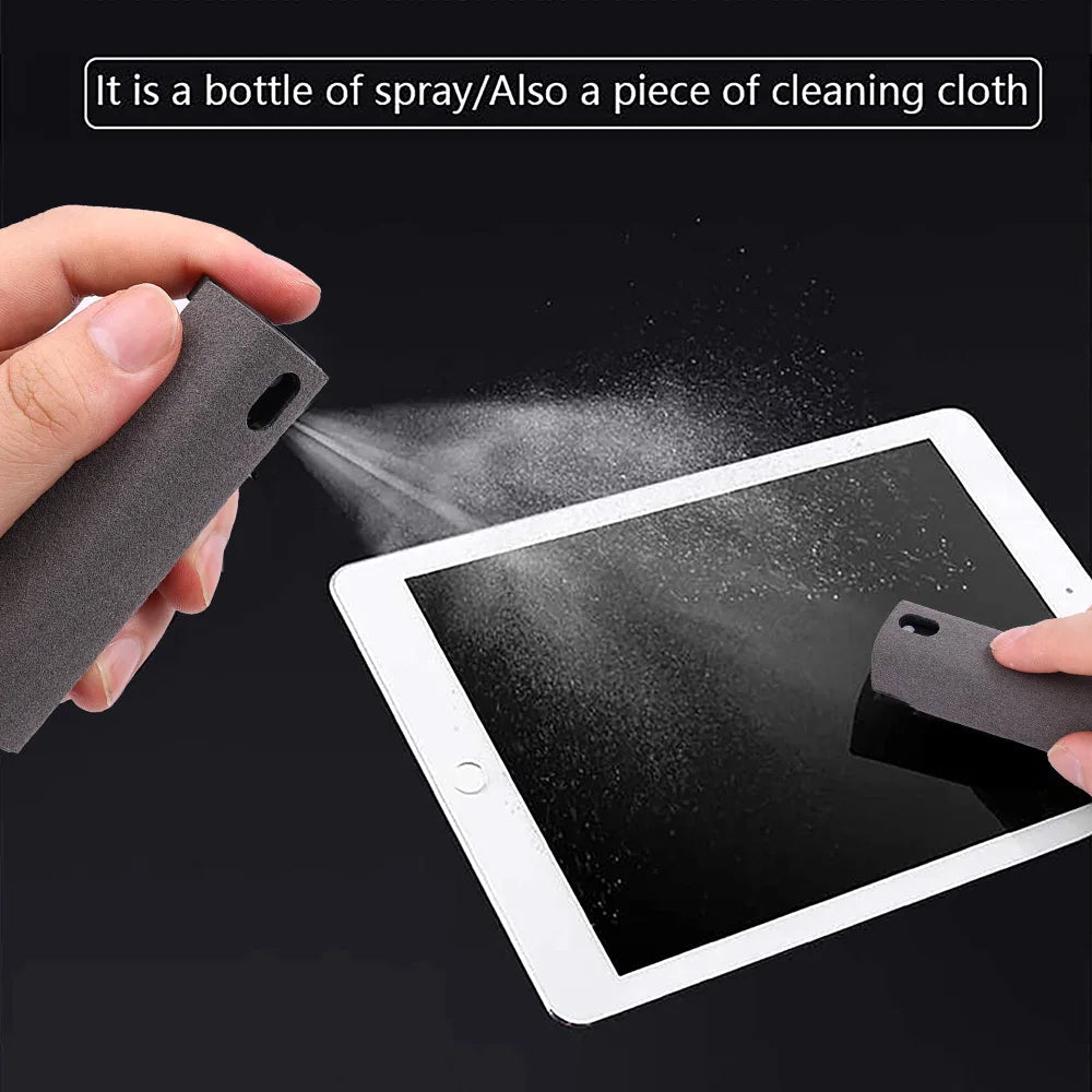 Phone Screen Cleaning Spray Bottle Wipe Kit for Apple IPhone IPad Macbook Cellphone Tablet LCD Screen Cleaner Sanitizing Tool