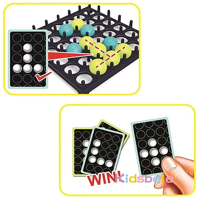 Kids Ball Bouncing Game Parent-Child Interaction Board Game Jumping Connect Ball Toddler Toss Ball Game Fun Party Game