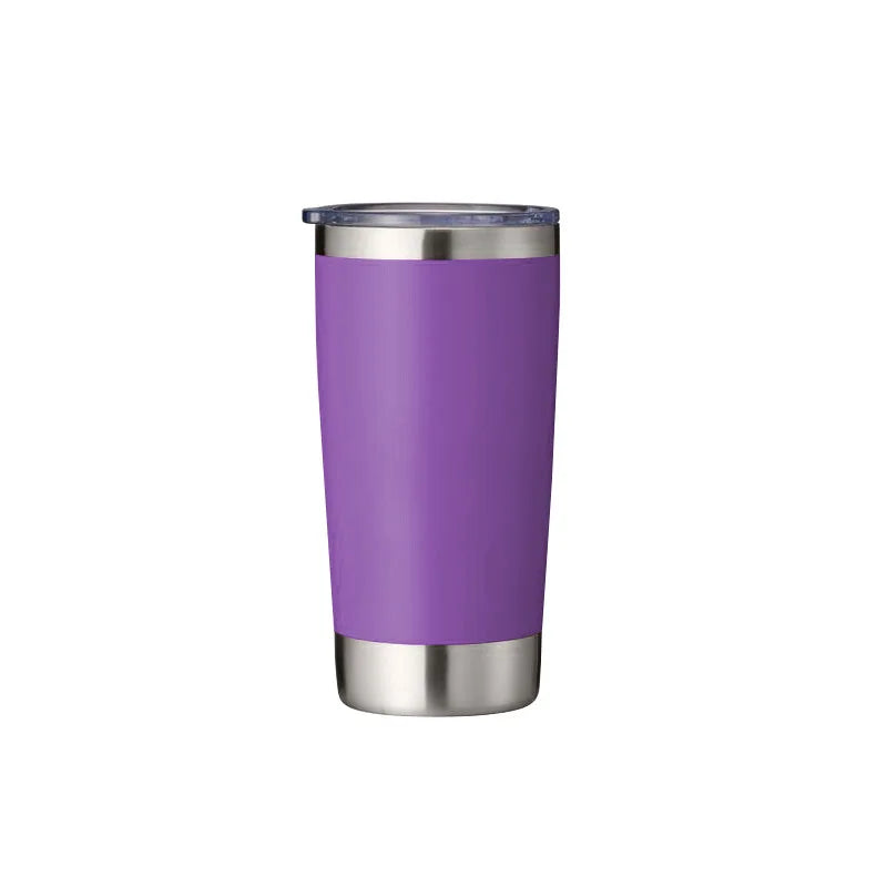 Custom 20 oz Tumbler with Lid Stainless Steel Double Wall Vacuum Insulated Travel Mug Coffee Cup Great for Cold